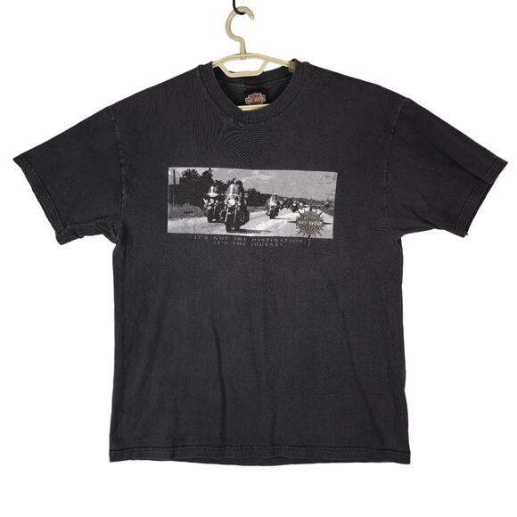 Vintage 2000 Harley Davidson T-Shirt Mens L Anderson South Carolina Timms - Picture 1 of 10